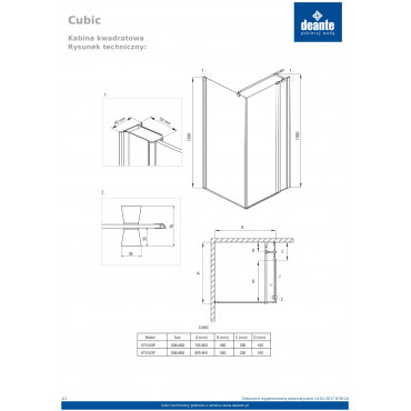 Cubic KTI 044P Душова кабіна