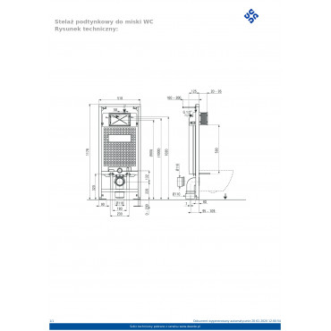 Deante CST WC01 Інсталяція