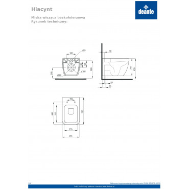 Hiacynt CDH 6ZPW Унітаз