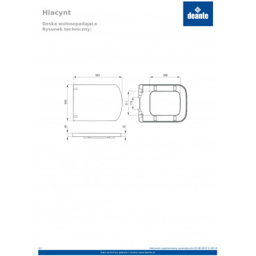 Hiacynt CDH 6DOZ Кришка для унітаза