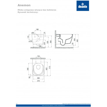 Anemon CDZ 6ZPW Унітаз