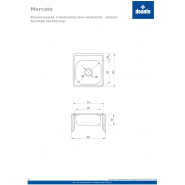 Mercato ZHM 3100 Мийка для кухні