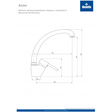 Aster BCA 066M Змішувач для кухні