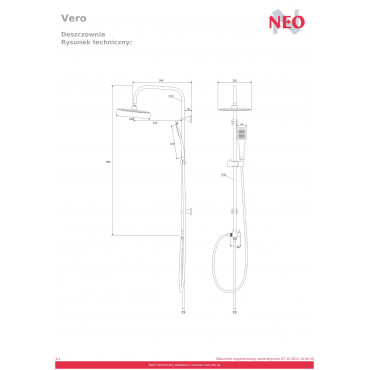 Neo Vero NBV 051K Душова система 