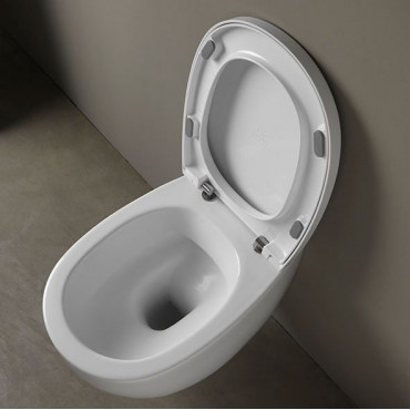 Унітаз підвісний Nic Design Milk 34.5 x 52 x 28.5h, Sabbia матовий (003482051)