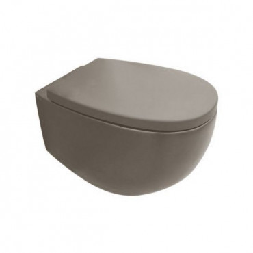 Унітаз підвісний Nic Design Milk 34.5 x 52 x 28.5h, Sabbia матовий (003482051)
