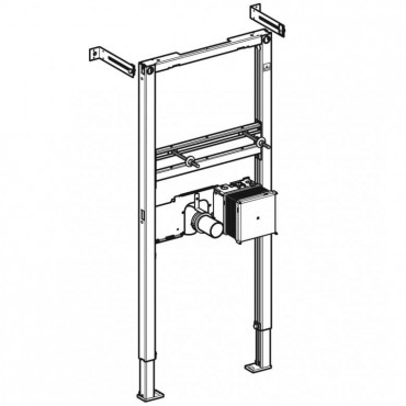 Монтажний елемент Geberit Duofix для умивальника, 112 см, електронний вертикальний змішувач (111.553.00.1)