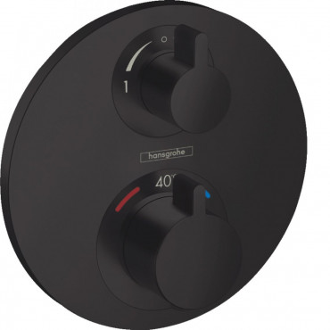 Термостат прихованого монтажу Hansgrohe Ecostat S, Matt Black (15758670)