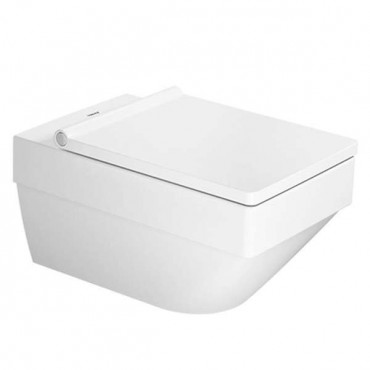 Унітаз підвісний з кришкою Duravit Vero Air Rimless, 57x37 (2525090000 0022090000)