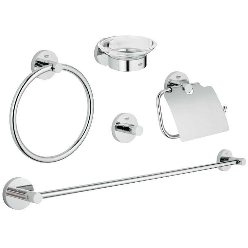 Набір аксесуарів 5 в 1 Grohe Essentials (40344001)