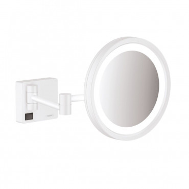 Дзеркало Hansgrohe ADDSTORIS з пiдсвiткою LED білий матовий (41790700)
