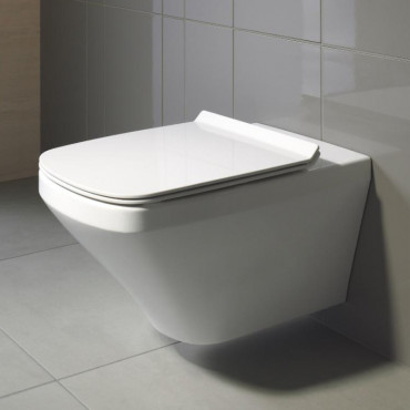 Унітаз підвісний Duravit DuraStyle, Rimless®, з кришкою Soft close (45510900A1)