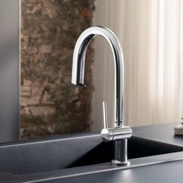 Змішувач для кухні Hansgrohe Aqittura M91 FilterSystem 210 1jet pull-out, Chrome (76803000)