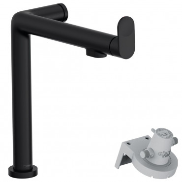 Змішувач для кухні Hansgrohe Aqittura M91 FilterSystem 240 1jet, Matt Black (76804670)