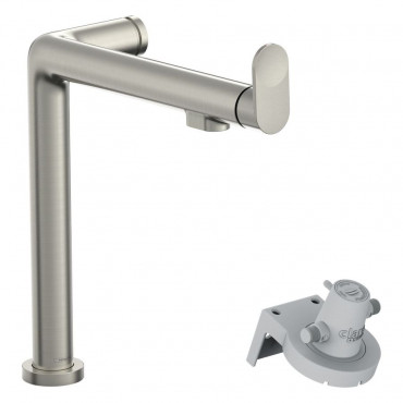 Змішувач для кухні Hansgrohe Aqittura M91 FilterSystem 240 1jet, Stainless Steel (76804800)