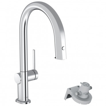 Змішувач для кухні Hansgrohe Aqittura M91 FilterSystem 210 1jet pull-out Sbox, Chrome (76826000)