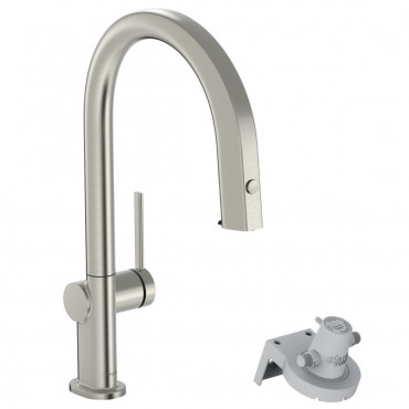 Змішувач для кухнi Hansgrohe Aqittura M91 FilterSystem 210 1jet pull-out Sbox, Stainless Steel (76826800)