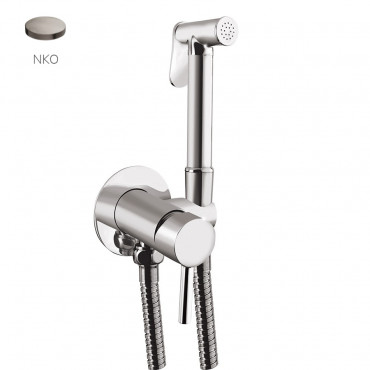 Гігієнічний душ Giulini Futuro з вбудованим змішувачем, нікель матовий (SH25NKO)