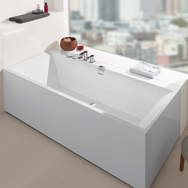 Ванна кварилова Villeroy & Boch Squaro Edge 12 180x80 (UBQ180SQE2DV-01)