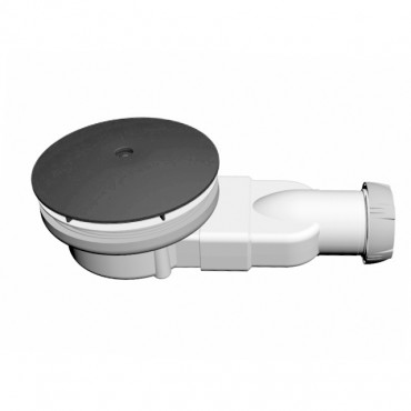 Сифон Waterway Sink для низького душового піддона, хромована накладка 118 мм, D90 (WSS500001)