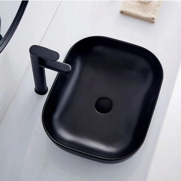 умивальник Rea Belinda 33,5x46,5 black mat (REA-U8470)