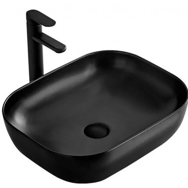 умивальник Rea Belinda 33,5x46,5 black mat (REA-U8470)