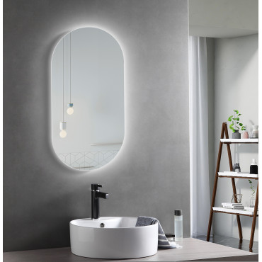 Дзеркало Qtap Scorpio 500х900 з LED-вимикачем QT14783001W