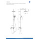 Agawa NAC 01QG Душова система зі змішувачем