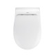 Унітаз підвісний безобідковий Kroner Oker WHI533536 RIMLESS з сидінням (KO533536WHIR)