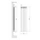 Радіатор алюмінієвий Calor FB-1600 16 Bar 1600х75х96 мм