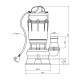 Насос фекальний Forwater WQD 10-10-1,1 кВт