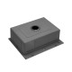 Комплект кухонна мийка Kroner Schwarze-6350HM PVD + змішувач Graz-GRP03815 + дозатор Spender-SCH049