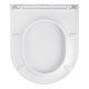 Комплект 4 в 1: Інсталяція Grohe Solido 2 в 1 38971000 + Панель змиву для унітаза Grohe Even Black 38966KV0 + Унітаз безобідковий Kroner Harz WHI483632 TORNADO з сидінням Slim Duroplast / Soft-close / Quick relase KH483632WHIT (38971966KV0KH48T)
