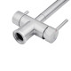 Комплект кухонна мийка Kroner Gebürstet-7843ZHM + змішувач Edelstahl Klassisch-ESG03815BLK + дозатор Spender-016