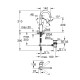 Змішувач для раковини Grohe Start Flow L-Size 23811000 з донним клапаном