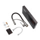 Комплект кухонна мийка Kroner Schwarze-6050HM PVD + змішувач Ersel-GRP03393BLK + дозатор Spender-026