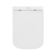Унітаз підвісний безобідковий Kroner Eifel WHI493436 RIMLESS з сидінням Slim Duroplast / Soft-close / Quick relase (KE493436WHIR)