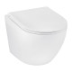 Комплект 4 в 1: Інсталяція Grohe Solido 2 в 1 38971000 + Панель змиву для унітаза Grohe Even 389662430 + Унітаз підвісний безобідковий Kroner Harz WHI483632 TORNADO з сидінням Slim Duroplast / Soft-close / Quick relase KH483632WHIT (38971966243KH48T)